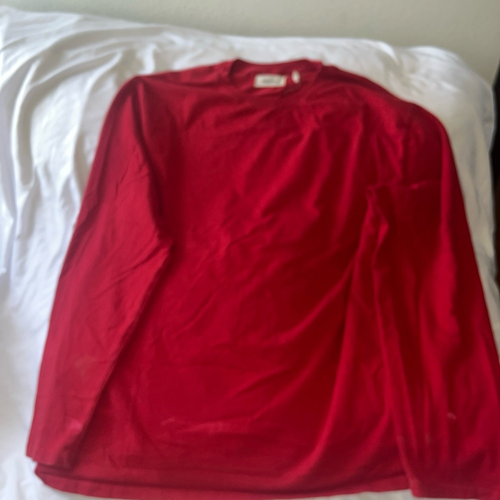 Essentials Red Crewneck Tee with FOG - Picture 6 of 11